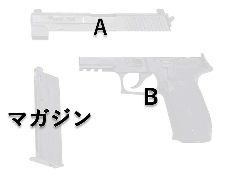 SIG AirsoftuSIG P226/Mk25 (A)(B) Parts Setv