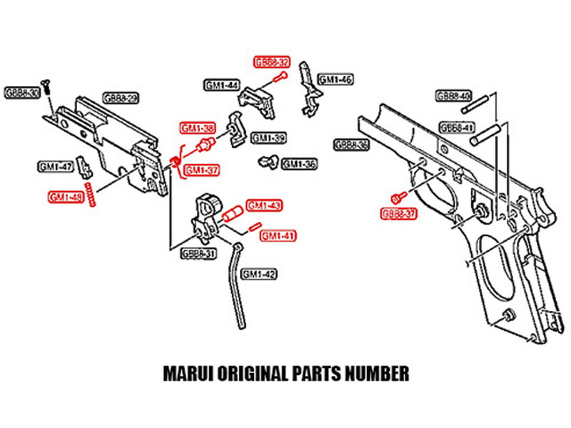 GuarderuChassis Internal Parts(TM M1911/V10)v