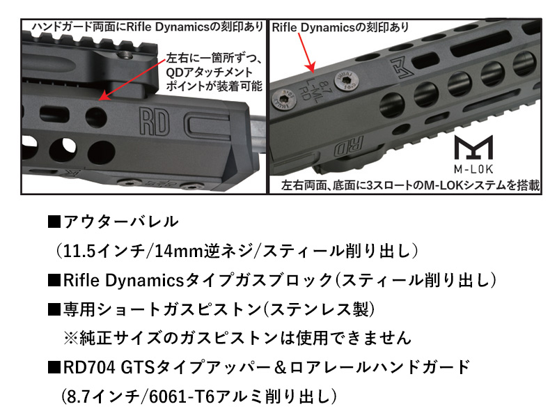 AngryGunuAKM GBBpRD704 SBR Conversion Kitv