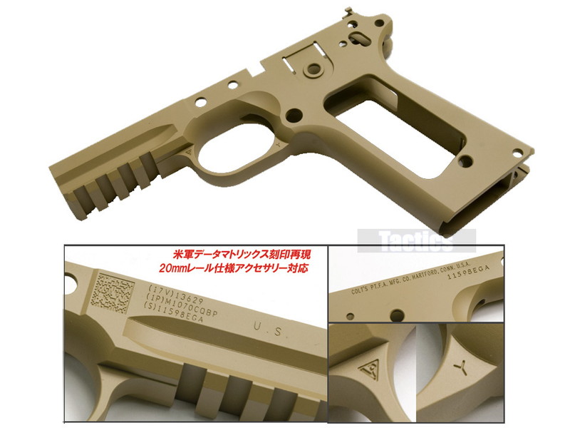 DETONATORuMARUI M1911pM45A1 Rail Frame(TAN)v