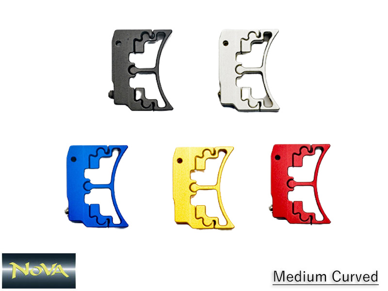 NOVAuInterchangeable Trigger(Medium-Curve/Red)v