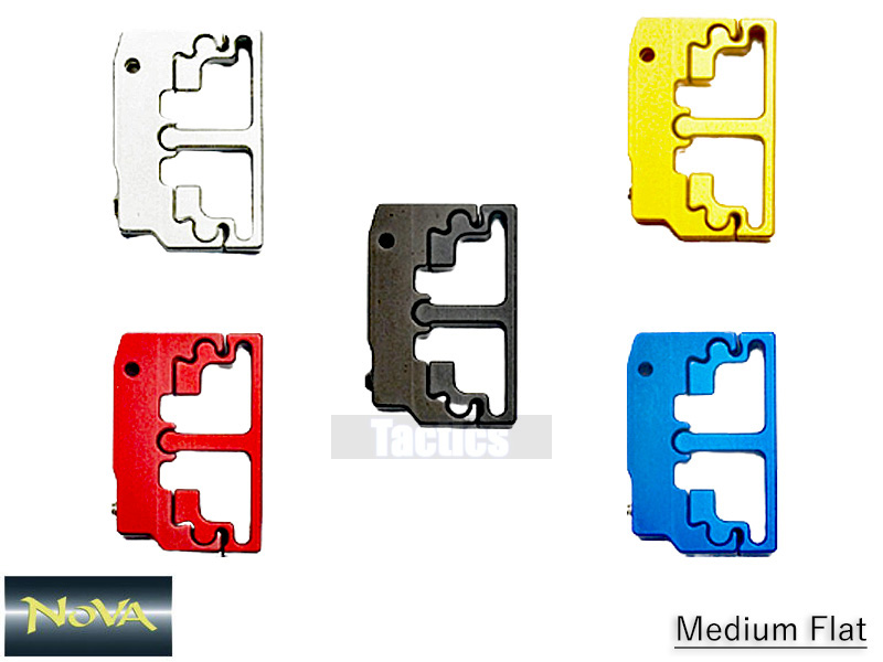 NOVAuInterchangeable Trigger(Medium-Flat/Red)v