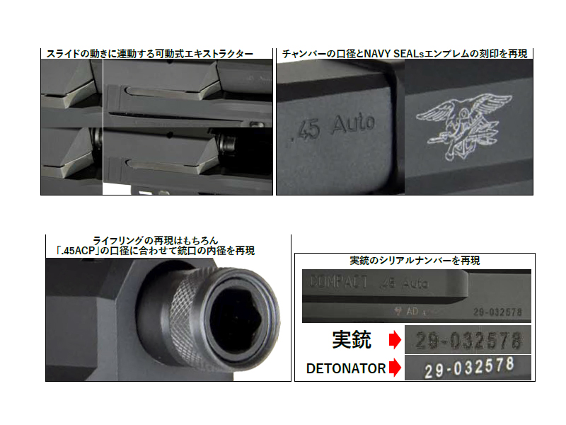 DETONATORuMARUI USP45CT SLIDEv