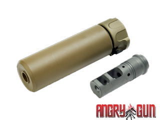 AngryGunuSocom 556(MINI)QD Dummy Silencer(FDE)v