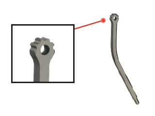 AnviluSTI Type Titanium Hammer Strutv